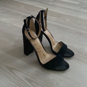 Sam Edelman Yaro Sandals - Black Suede